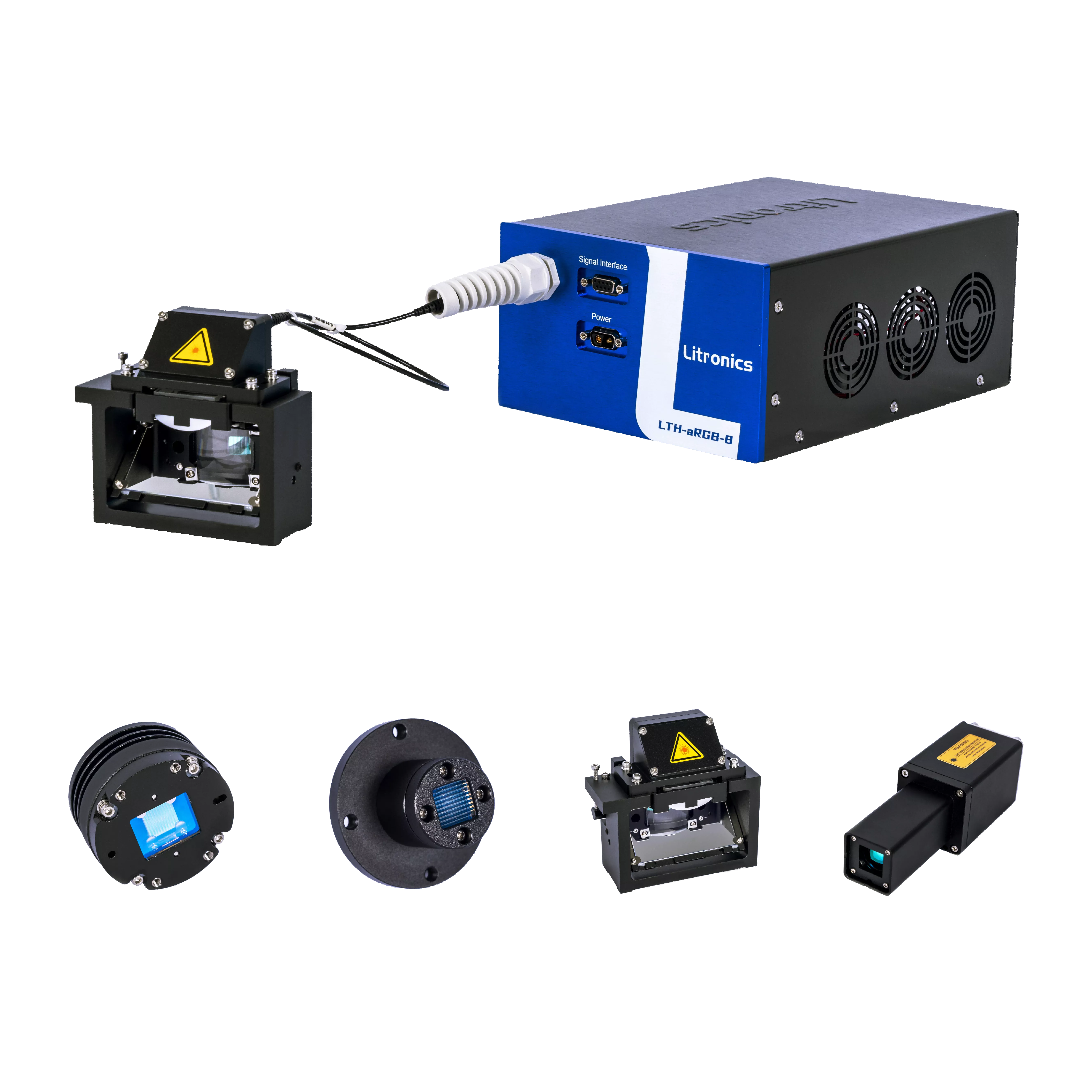Near-infrared Laser Source and Line-scan Lens